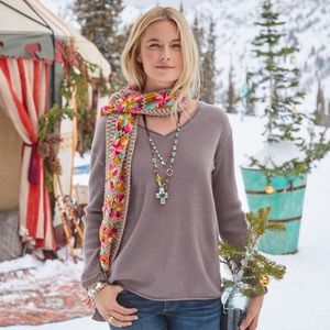 Never worn- Sundance Beloved cashmere Pullover.